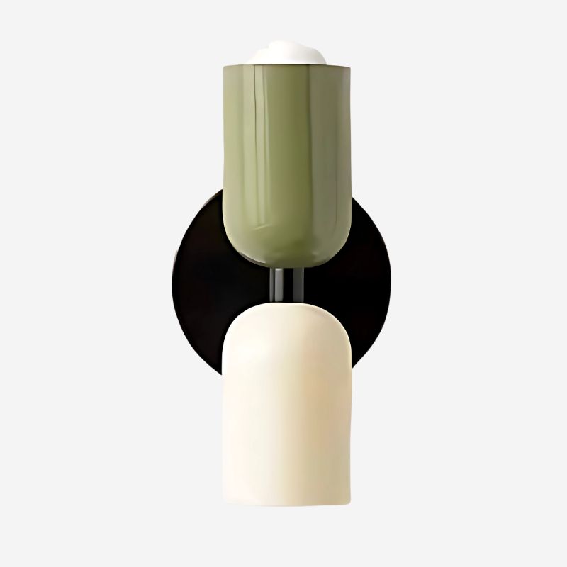 Applique LED murale bicolore style moderne