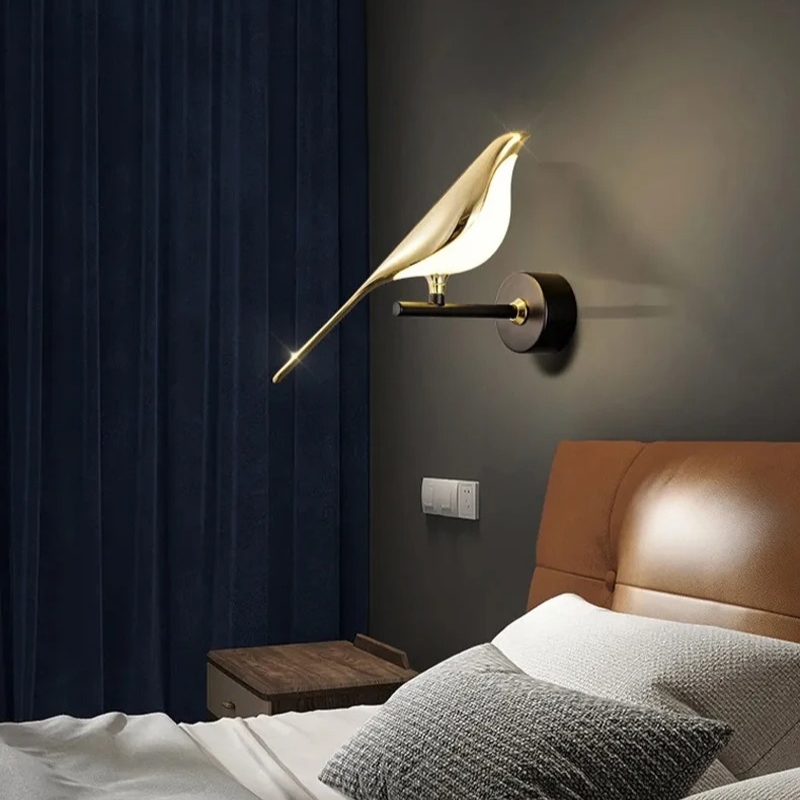 Applique Murale Design Oiseau – Style Scandinave Élégant pour Chambre ou Salon