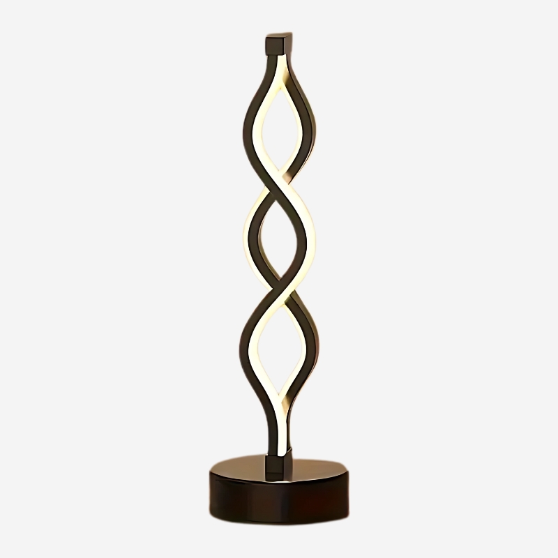 Lampe de table spirale design moderne