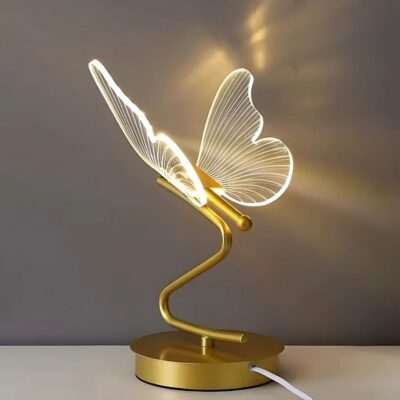 Lampe de table papillon design contemporain