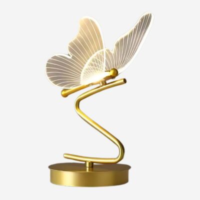 Lampe de table papillon design contemporain