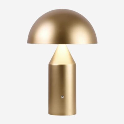 Lampe de table métal doré moderne
