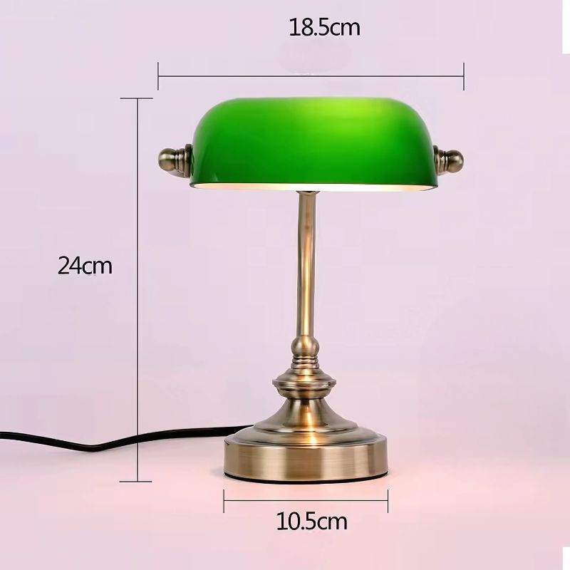 Lampe de table vintage en verre