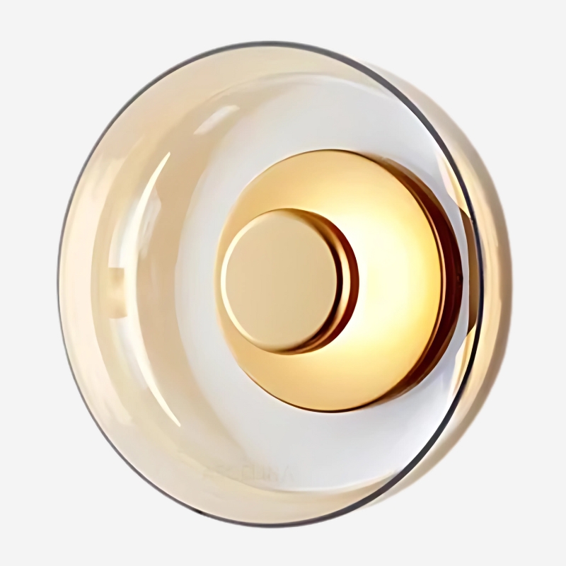 Applique murale en verre style vintage