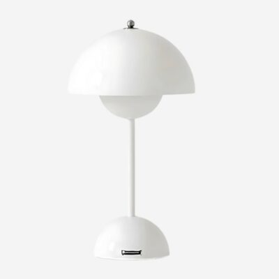 Lampe de table moderne champignon métal