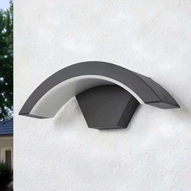 Applique murale extérieure en aluminium design moderne