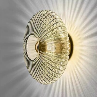 Applique Murale Verre Rétro Style Nordique