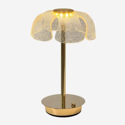 Lampe de table dorée design moderne