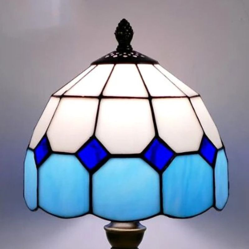 Lampe de table en verre style Tiffany