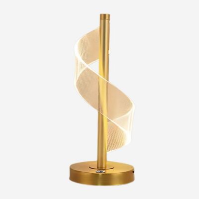 Lampe de table spirale design moderne